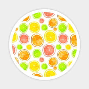 Refreshing Juicy Citrus Mix - White Magnet